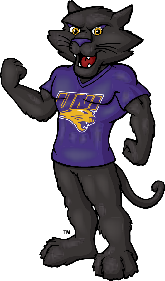 Northern Iowa Panthers 2002-2021 Mascot Logo v2 iron on transfers for clothing